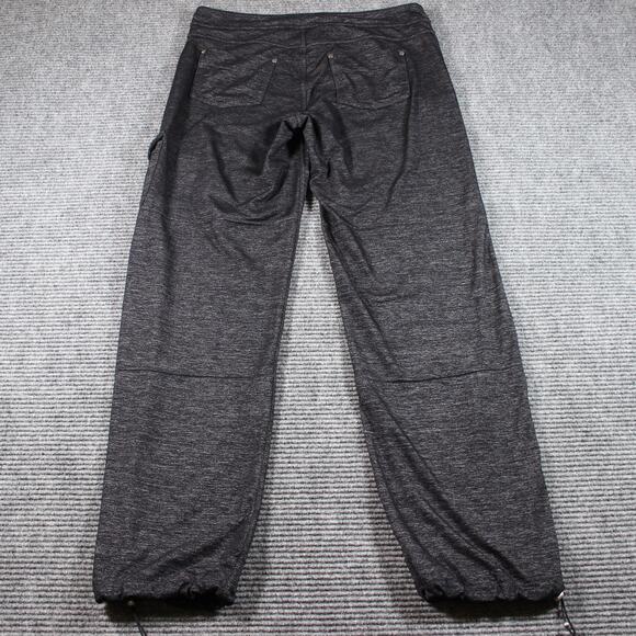 Athleta Cargo Pants Womens M Gray Heather Jogger Drawstring 31 Inseam - Picture 6 of 11